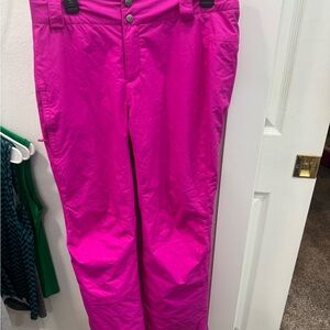 Columbia Bright Pink Snow Ski/Snowboard Pants